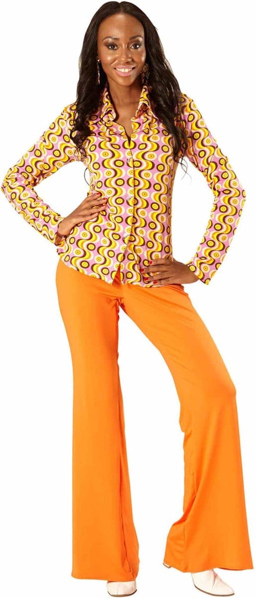 Jaren 70 discoshirt Groovy