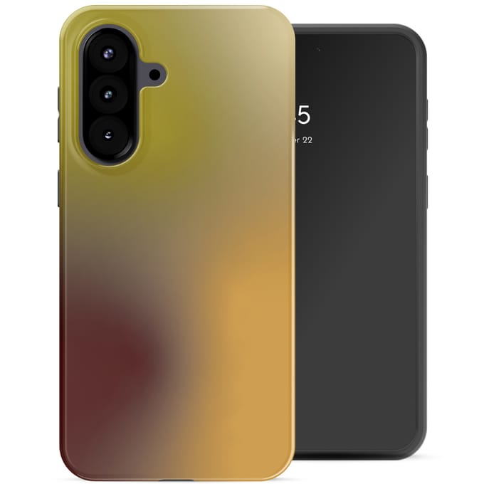 Selencia Vivid Backcover voor de Samsung Galaxy A57 (5G) - Gradient Olive Dust