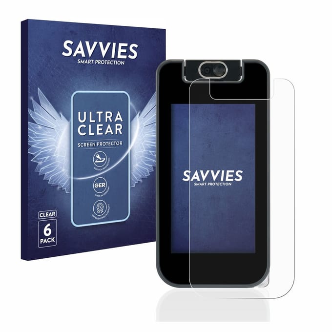 Savvies - Screenprotector voor Vtech Kidicom Advance 3.0 - Folie Beschermfolie transparant 6 Stuks