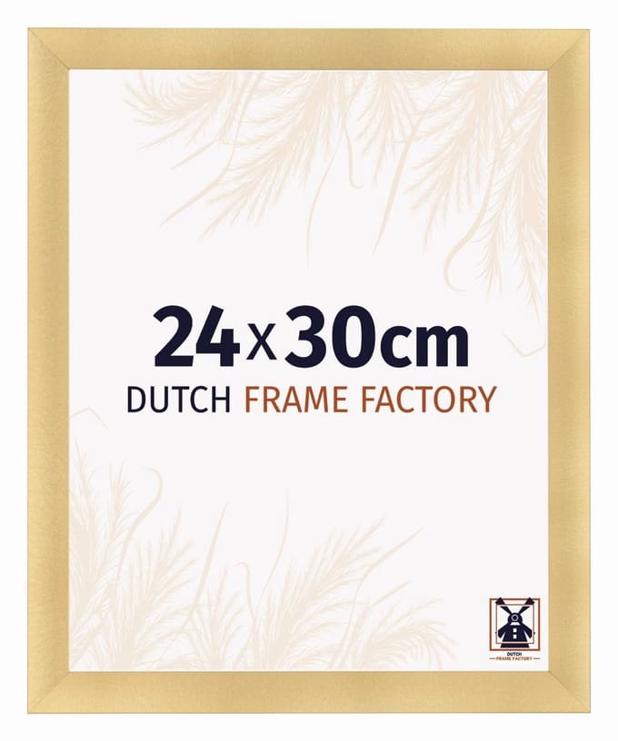 Fotolijst 24x30 cm - MDF - Goud Mat - Praag