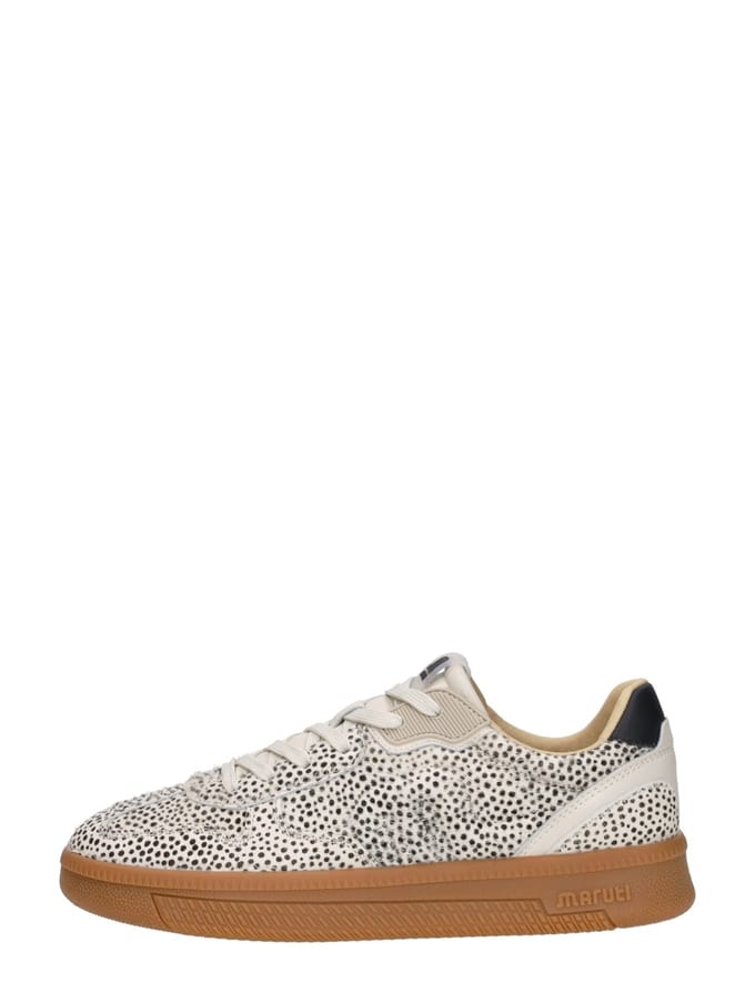 Maruti Yale Sneakers Dames - Leren Sneaker - Beige - Maat 38