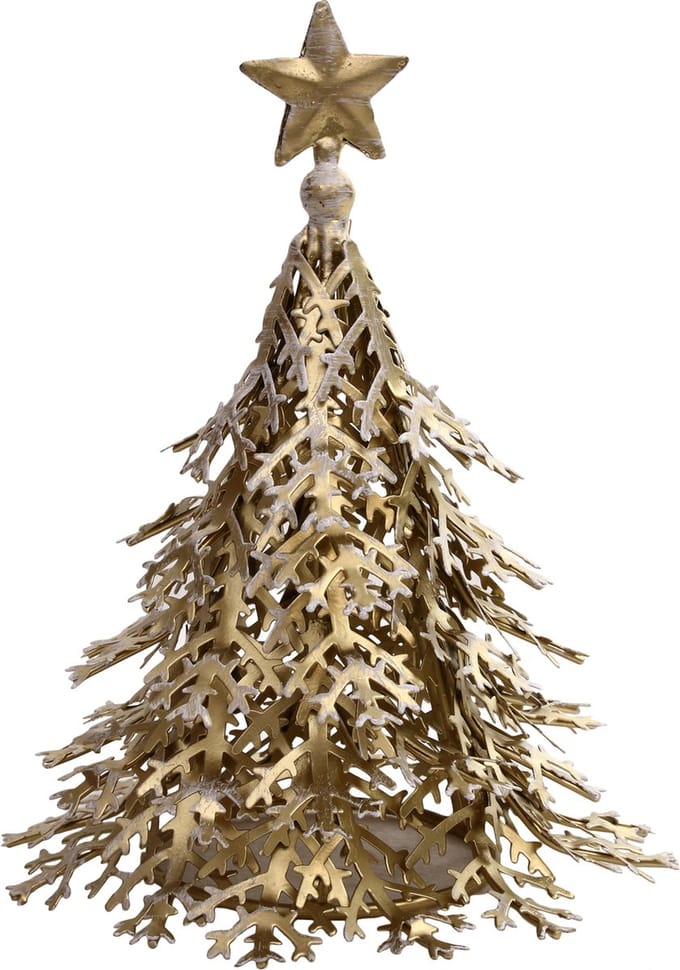 PTMD  christmas tulsa kerstboom ijzer goud met ster