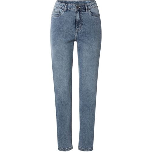 ESMARA Dames jeans, straight fit, hoge taille (Blauw, 40)