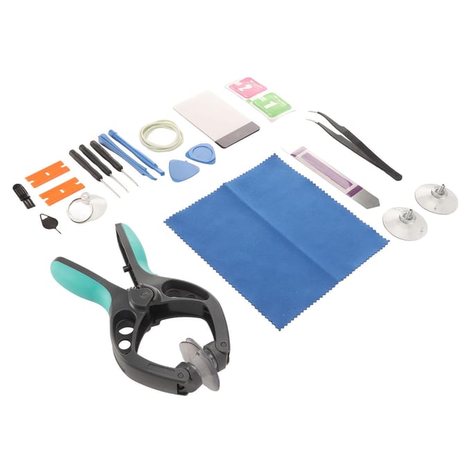 Telefoon Scherm Reparatie Gereedschap LCD Scherm Openings Tang Zuignap Kit voor Mobiele Telefoon Tablet Laptop gray