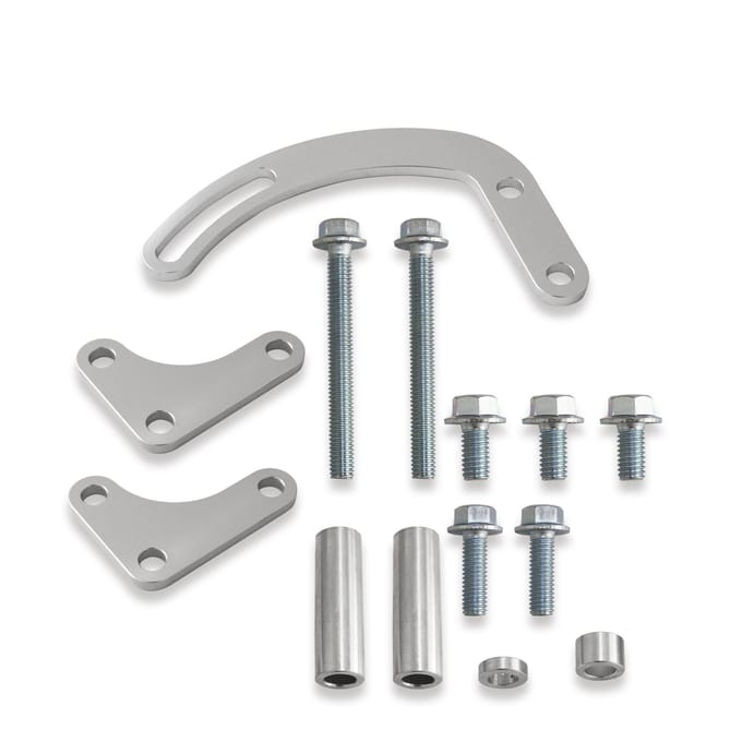 BBC Dynamo Stuurbekrachtigingspomp Accessoireaandrijving Beugel Kit 551490 zilver
