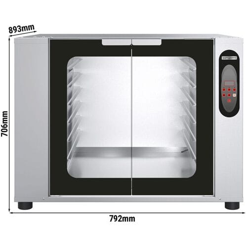 GGM Gastro Gärschrank - Digital - 12x 600x400 Zilver