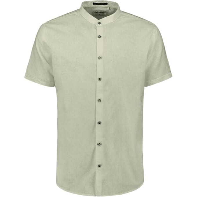 No Excess Shirt short sleeve granddad with li seagreen