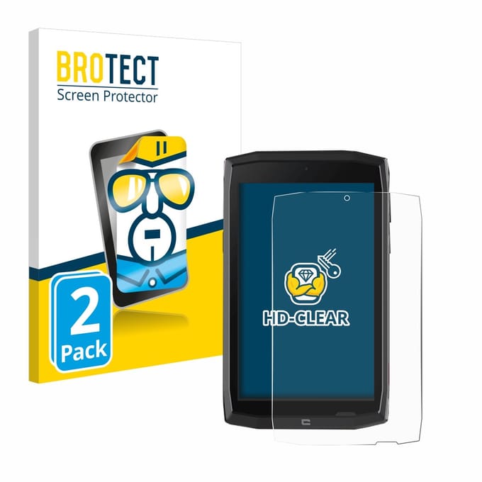 BROTECT - Screenprotector voor Crosscall Core T4 - Folie Beschermfolie transparant 2 Stuks