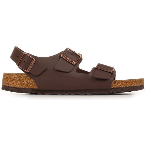 Birkenstock Milano Heren Slippers - Bruin - Maat 44