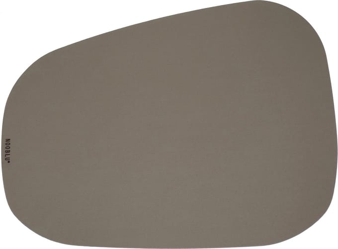 Leren bureau onderlegger PEBL kingsize 82x62 – Design desktop mat - Lichttaupe leer
