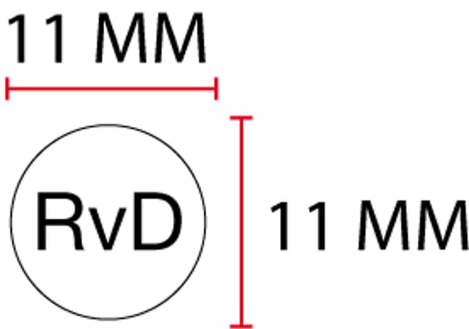 Stempelplaatje Trodat Printy 4612