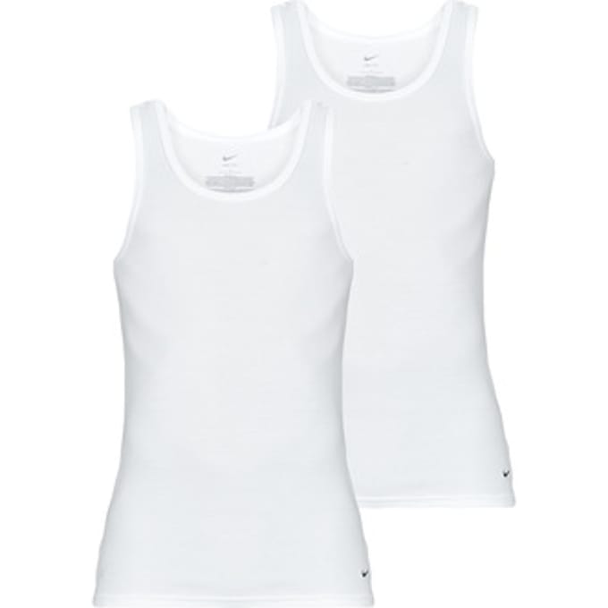 Nike 2-Pack Swoosh Tank Top - Wit- Heren, Wit L