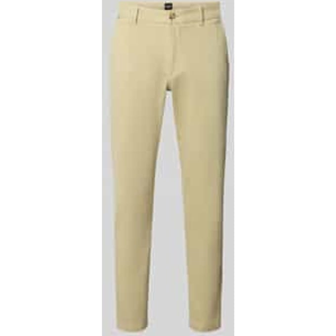 Slim fit chino van katoenmix model 'Kaiton1'