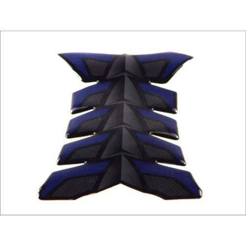 Brandstoftank sticker Tank-Pad VICMA blau carbon