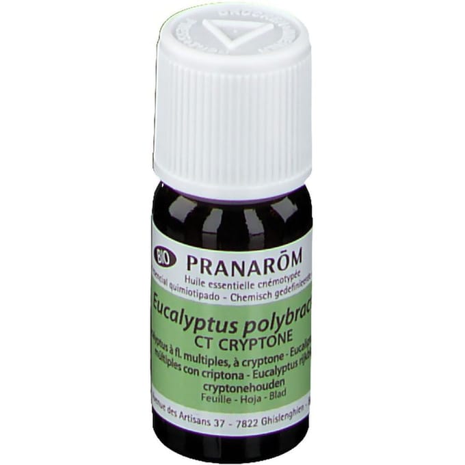 Pranarom - Eucalyptus rijkbloem, cryptonehouden - Bio - Bio - 10 ml