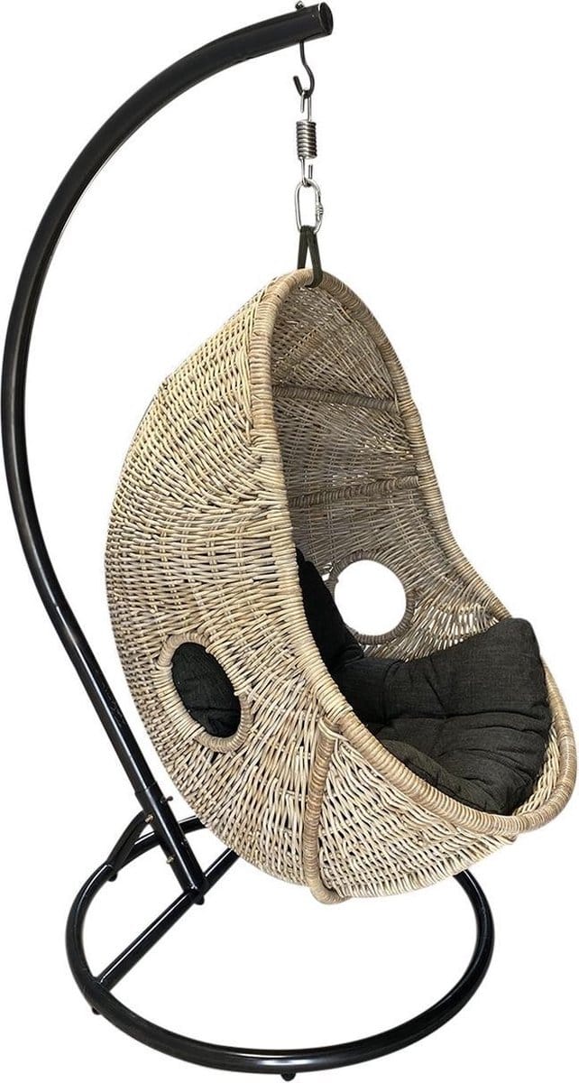 Xenos hangstoel naturel rotan