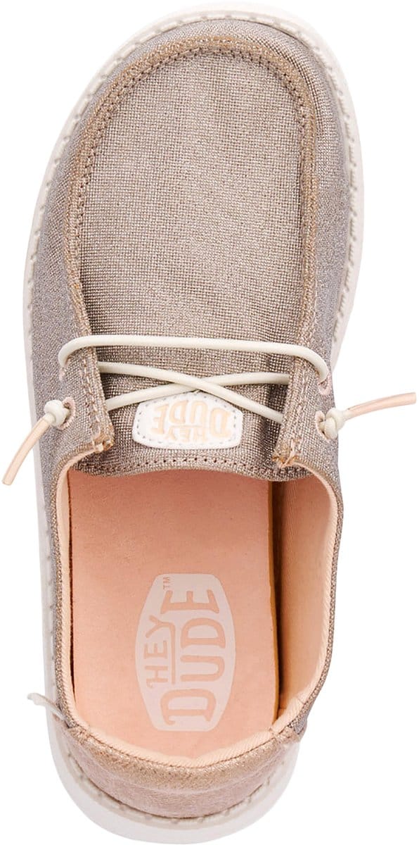 Wendy Y Metallic Sparkle veterschoen voor kinderen