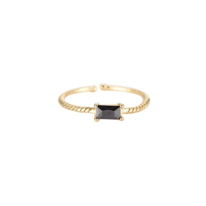 Bijoutheek Ring (Sieraad) Baguette One Size