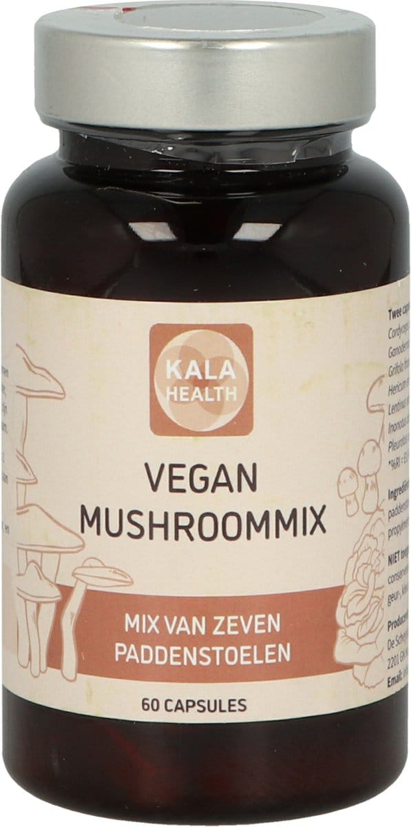Kala Health Vegan Mushroommix BIO - 60 capsules - Paddenstoelen preparaat