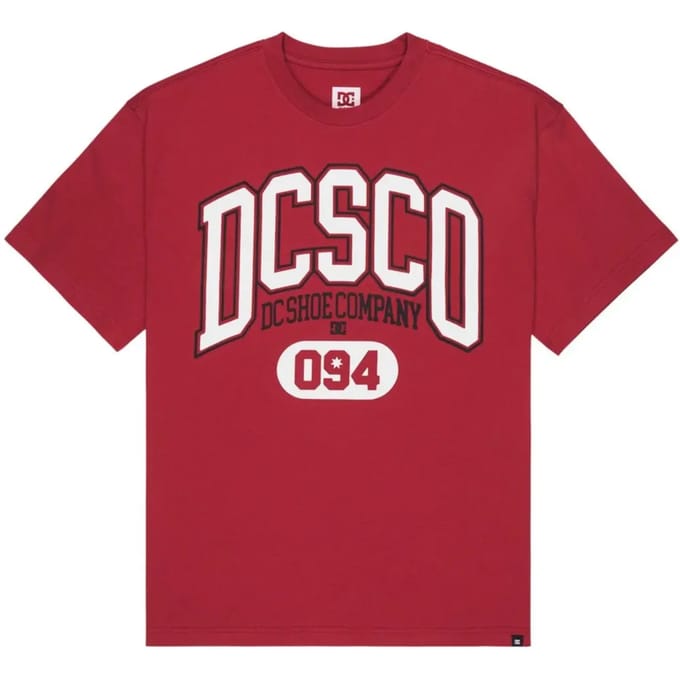 Dc Shoes Elective T-shirt Met Korte Mouwen Rood S Man