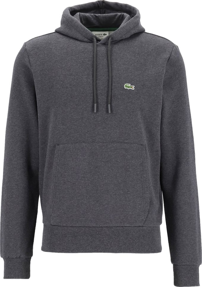 Lacoste heren hoodie sweatshirt - antraciet grijs