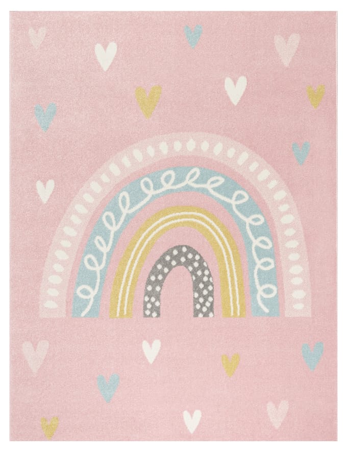 Kindertapijt Ninique roze 160x220 cm
