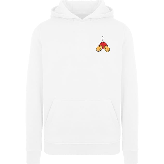 Disney Meisjes Mickey Mouse rugzijde borst print Hoodie (Wit)