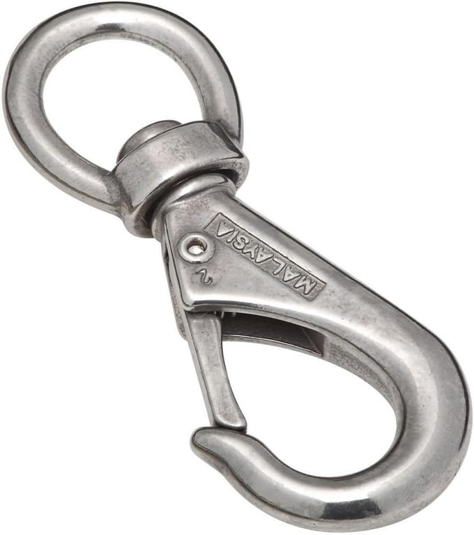 Roestvrijstalen Boot Snap Haak Bevestiging - 3/4" x 3-11/16"