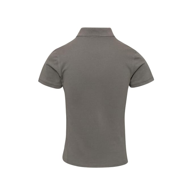 Premier Dames/Dames Coolchecker Plus Poloshirt (Donkergrijs)