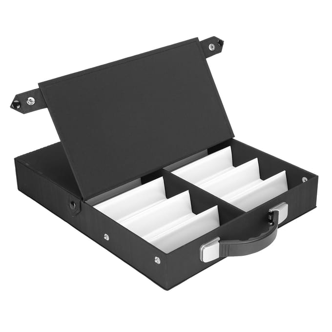 12 Vakken Professionele Draagbare Brillen Displaydoos Zonnebrillen Opbergkoffer Organizer gray