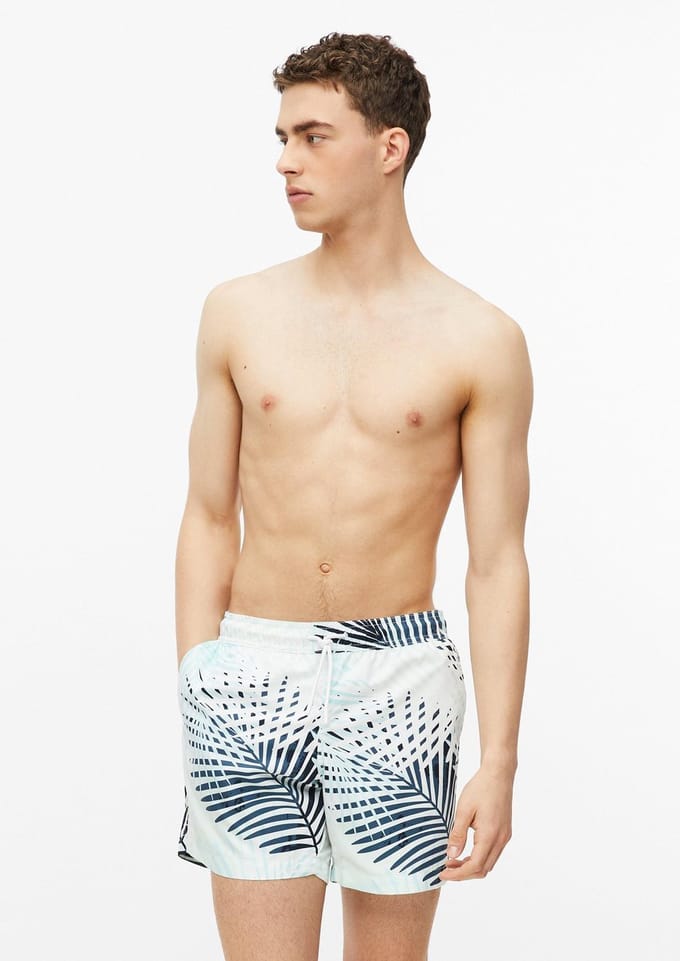s.Oliver - male - Zwemshort met print