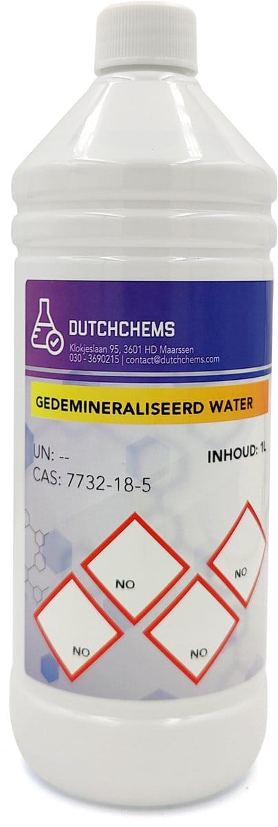 Strijkwater - Demiwater - Accu Water - 1 Liter
