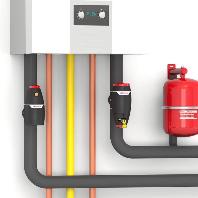 Modderscheider 1" M voor Radiatoren en Verwarming - Extra Schone Systeemwater