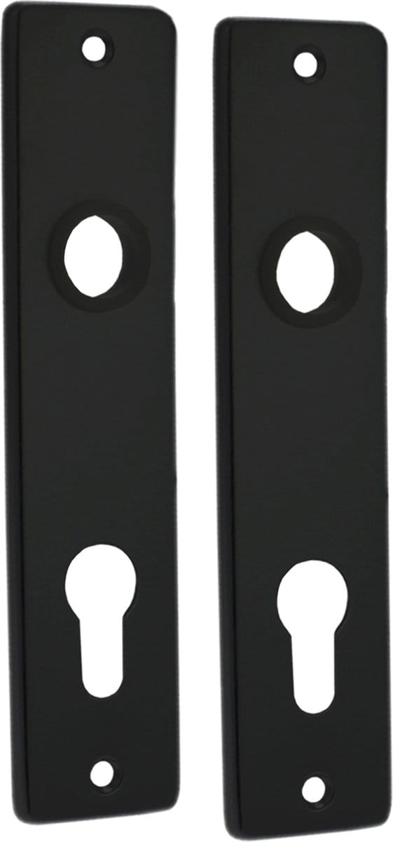 Kortschild pc72 â€“ aluminium â€“ zwart