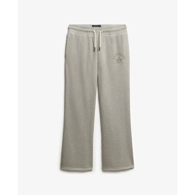 Superdry Athletic Essentials Lage Taille Flare Joggingbroek Grey Grootte: 40