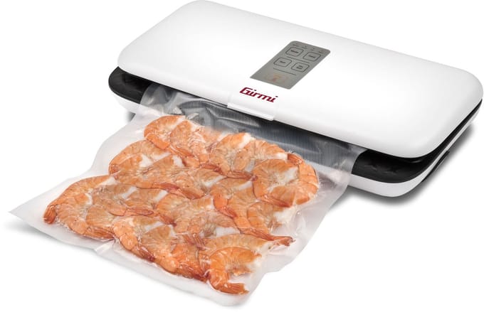 Girmi VT51 vacuum sealer 600 mbar Zwart, Wit