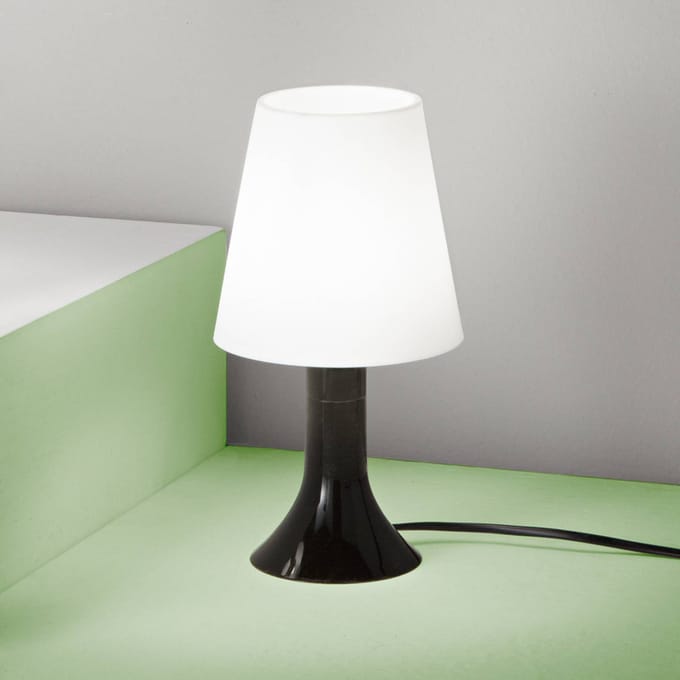 Luce Ambiente Design Tafellamp BINGO Lumetto, zwart/wit, hoogte 24,5 cm