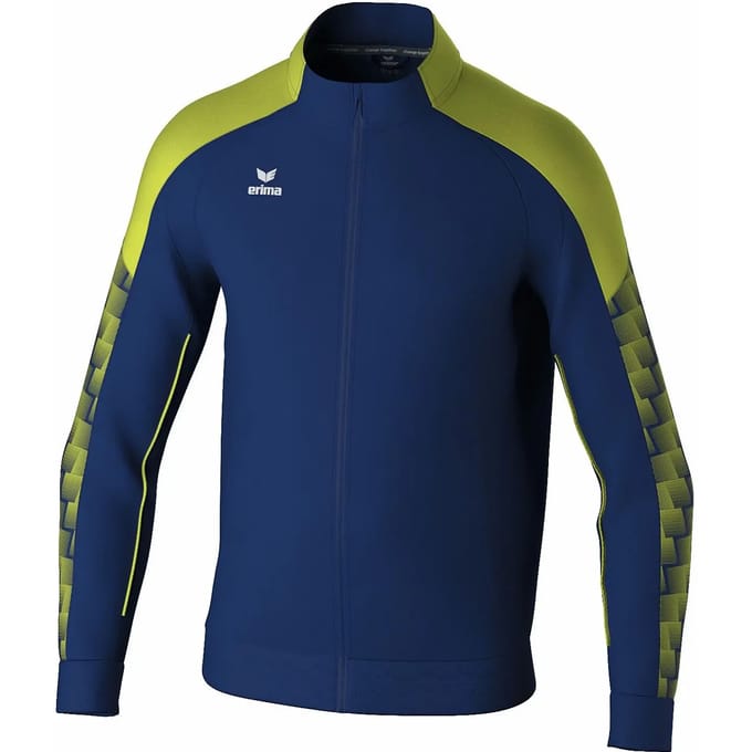 Erima Evo Star Trainingsjack Kinderen - Marine / Lime | Maat: 164