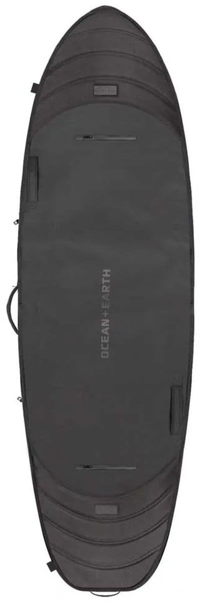 Ocean & Earth Double Apex Fish Shortboard 6´0´´ Surfboardhoes Zwart
