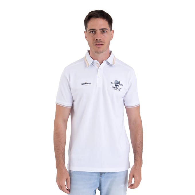 Poloshirt met borduursel op de borst Camberabero