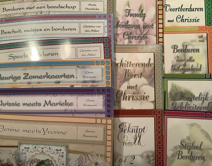 Hobbydols - diverse borduurboekjes - 5 stuks