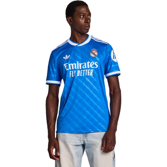 Adidas Real Madrid Truien/Replica's Heren - Blauw - Maat L - Poly Jersey