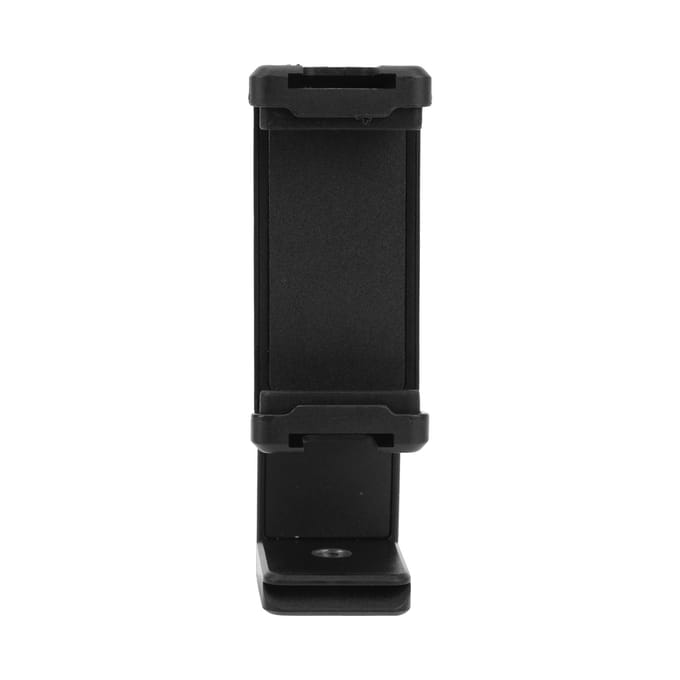 Smartphone Clip Telefoonhouder Mobiele Telefoon Klem Beugel 1/4in Schroefgat Dubbele Cold Shoe Mount black