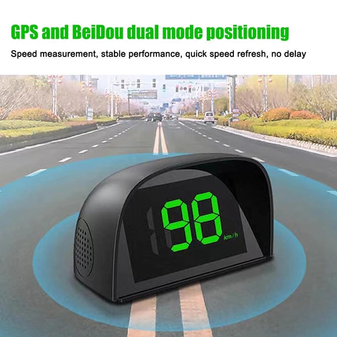 Auto Global Position System Snelheidsmeter Digitale weergave Snelheidsmeter Auto HeadUp Display kilometers