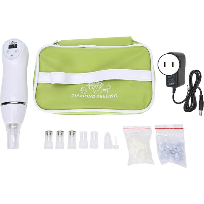 Diamant Peeling Zwarte Puntjes Puistjes Verwijderaar Vacuüm Peeling Huidverzorgingsmachine beige
