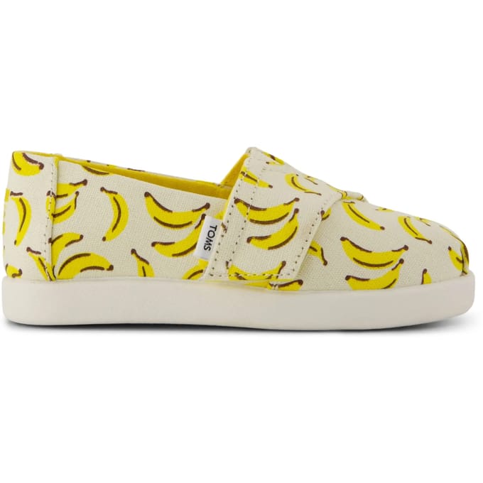 Leuke bananenprint espadrilles voor baby's Toms Classic