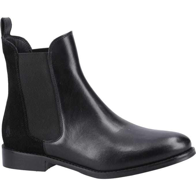 Hush Puppies Colette Suède Dames Zwart Laarzen
