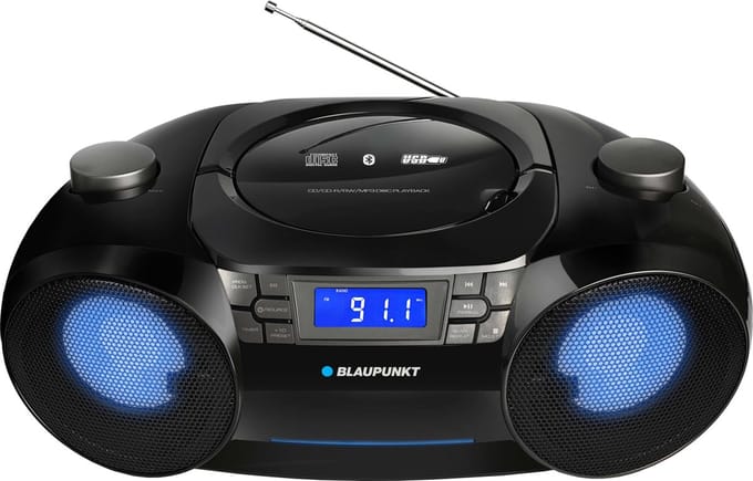 Blaupunkt BB31LED Digitaal 6 W Zwart, Grijs