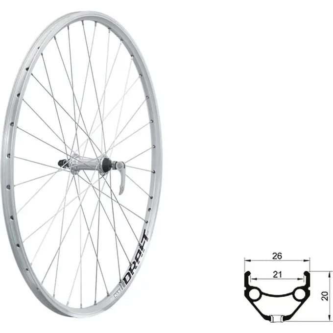 Voorwiel Kellys Draft V-Brake F 28/29"