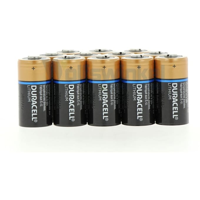 Duracell lithium cr123a batterij 12 stk